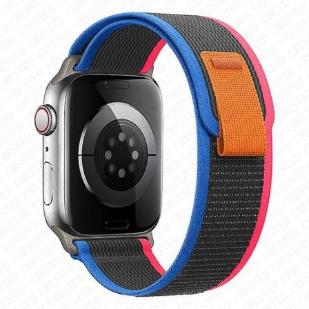 Trail Loop -ranneke Apple Watch Ranneke 44mm 40mm 45mm 41mm 42mm 38mm 44 45mm Correa Rannekoru Iwatch Series 7 6 3 Se 8 Ultra 49mm red blue 42 44 45 