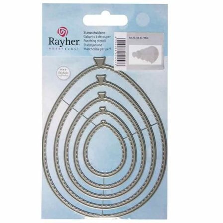 Skärform 12 x 9,5 cm - Häckande ballonger