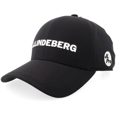 J.Lindeberg - Svart adjustable Keps - Champ Cap Black Adjustable @ Hatstore