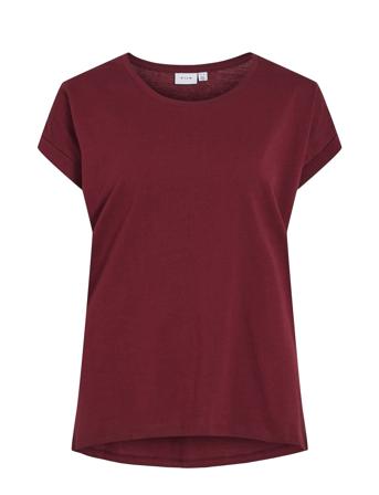 Vila Vidreamers New Pure T-Shirt-Noos Burgundy