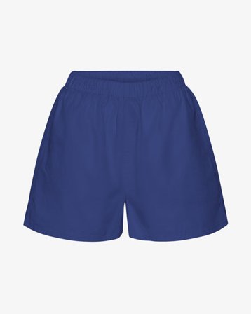 Women Organic Twill Shorts - Marine Blue