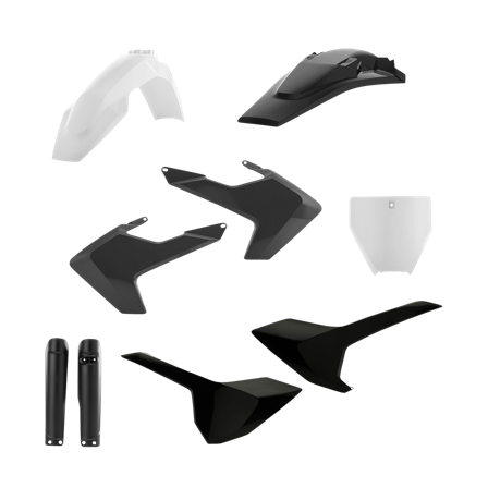 Kit Plastiche Completo Acerbis Nero-Bianco - Husqvarna TC 250 2017-2018