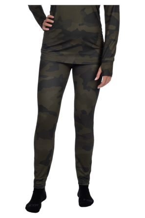 Spodnie Środkowe FXR Atmosphere 25 Damskie Wojskowy Moro/Merlot L