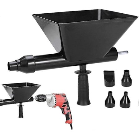 Murbruksmaskin för tegel, 4 munstycksersättningar automatisk murbruk fogning putsning spruta, elektrisk cement murbruksmaskin, tegelplatta - WELLNGS