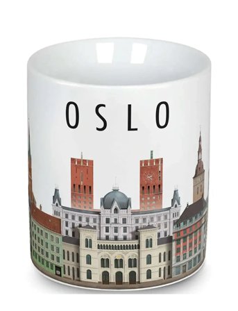 Martin Schwartz Oslo Coffee Mug - White - 10X 12CM
