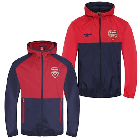 Arsenal FC Drengejakke Shower Windbreaker Børn OFFICIEL fodboldgave