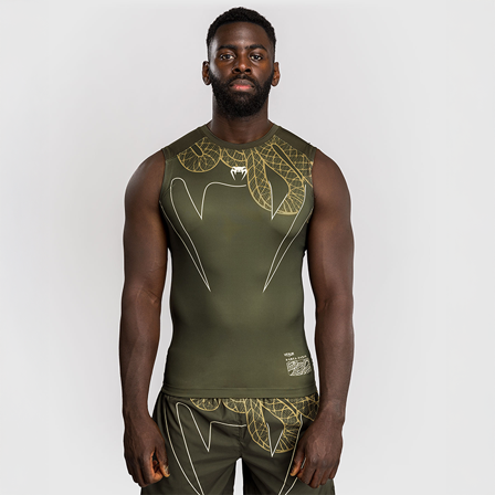 Venum Serpenti Rashguard Ärmellös Khaki Brons Ivory