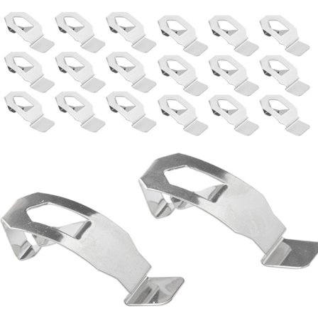 18 stk. Fotoklemmer Billedrammeklemmer Vægkrog Billedophæng Uden Boring Ramme Fjeder Tårn Klemme Hængende Tilbehør Kunstværk Bagplade Hardware Ramme