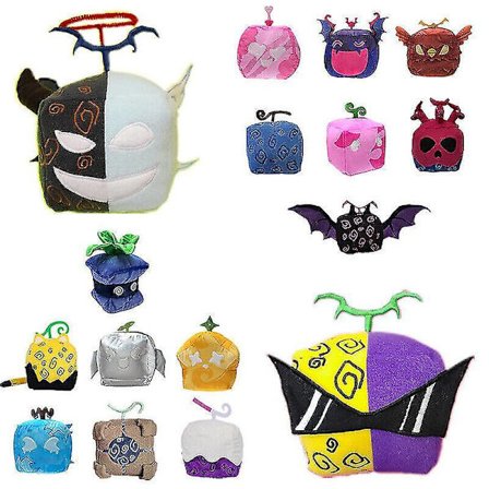 Hot Blox Fruits Plys Legetøj Blødt Stoppet Legetøj Børn Gaver Festival Spil Rekvisitter [DB]