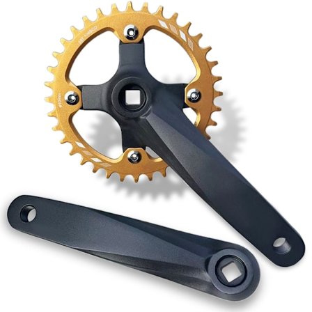 170mm Fyrkantig Vevparti med 32T Smal Bred Kedjekrans