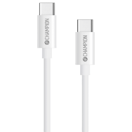 Champion Nordic Usb-c Kabel 60w 3m Övriga tillbehör Vit 300 cm