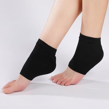 Ankel Malleolar Gel Sleeves - Polstret Skøjtesok med Ankelknoglebeskyttelse til Kunstskøjteløb, Hockey, Inline, Rulleskøjter (One Size