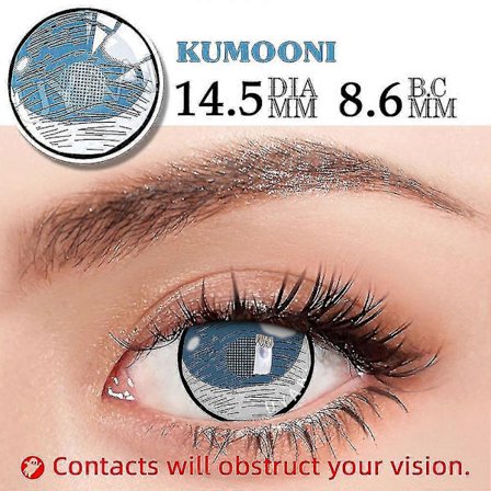 1 pari Anime-linssejä, jotka ovat yhteensopivia Chainsaw Man Makima -meikkitarvikkeiden kanssa, pupillit silmä