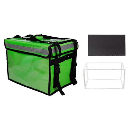 Termotaske til takeaway, isoleret madtaske, multifunktionel køletaske til frokost til catering, hjemmelevering, camping, udendørs brug