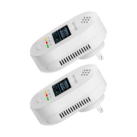 Hushållssäkerhetsenhet som detekterar gas-, CO-läckor, temperatur- och fuktighetsförändringar