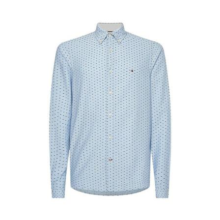 Tommy Hilfiger Casual Shirts , Blauw , Heren , Maat: XL