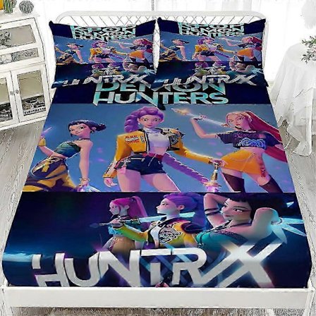 Uusi Demon Hunters -vuodevaatesetti Demon Hunters -lakana setti 2025