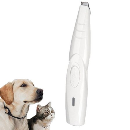 Produkter til fjernelse af dyrehår Hundehårstrimmer Maskine, USB genopladelig lokal barbermaskine, Klippemaskine til ører, øjne, fødder og syning