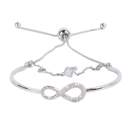 925 Silver Twist Bangle Elegant Layered Adjustable Hypoallergenic Silver Jewelry Bracelets