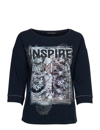 Sweat Short 3/4 Sleeve Blue Betty Barclay