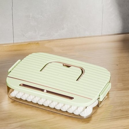 Dumpling Box Mat Forseglingsboks GRØNN ETT LAG ETT LAG