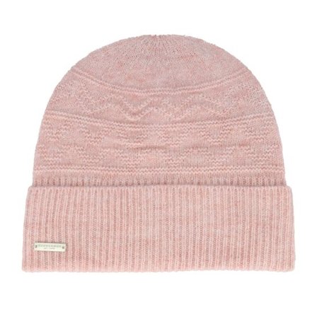Seeberger - Rosa cuff Beanie - Knit Beanie Rosewood Cuff @ Hatstore