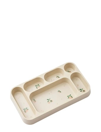 Liewood Mosu Divider Plate - Cream - ONE SIZE