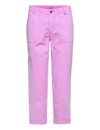 Pants Woven Chinos Bukser Lyserød Esprit Casual