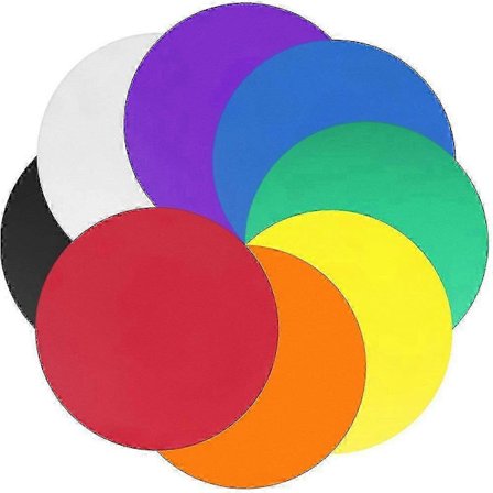 Runda Glasunderlägg med 8 Gummi Gripplattor för Burk och Flasköppnare