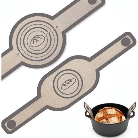 Bagemåtte 2-pak Silikone, Nonstick, Lange Håndtag