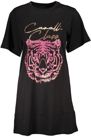 Cavalli Class T-shirt Maniche Corte Donna Nero