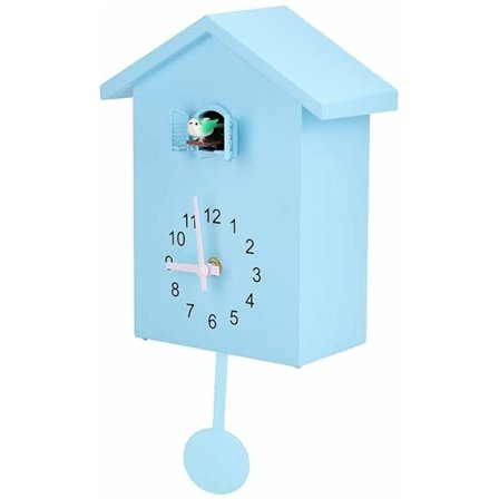 Veggklokke med gjøk, moderne designur for hjemmet