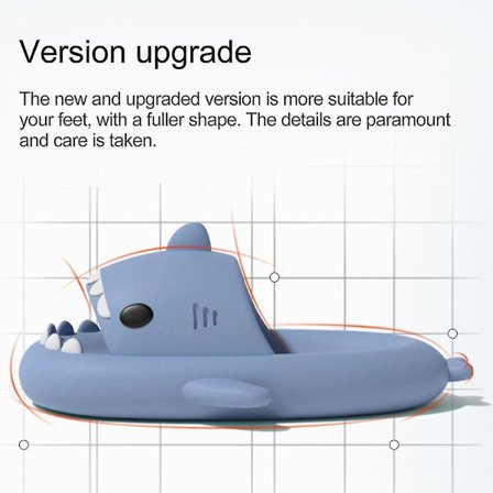 Söta Hajpar Slippers - Halksäkra EVA-tofflor för Män, Kvinnor, Barn, Utomhus