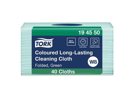 TORK Rengöringsduk Premium W8 grön 40/fp - Lyreco - Städ och hygien - Städdukar och diskdukar - Städdukar - Alltork