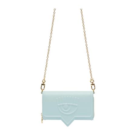 Chiara Ferragni Collection Pung Blå, Dame Punge og Kortholder, Størrelse: ONE Size