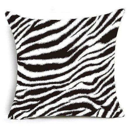 2 kpl Eläinkuvioiset tyynyliinat Lyhyt tyyny Tyynyliinat Koti Sohva Tyyny Tyynynpäälliset, Seepra