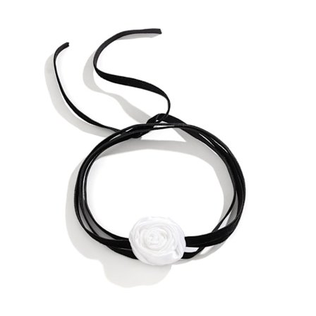 Kukka Choker Pitsi Kaulakoru Korvakorut Punk Bileet Goottilainen Vintage Korut Asusteet Naisille Retro Pitsi Choker Korvakorut