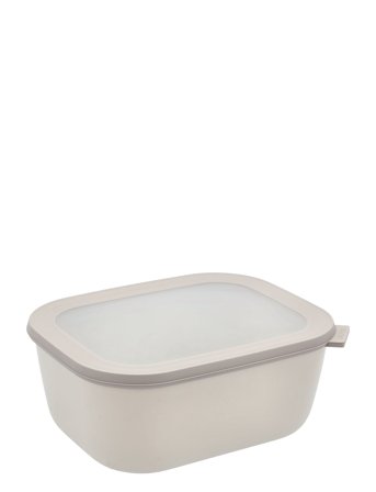 Mepal | Rektangulær Skål M/Låg Cirqula | 3000 ml