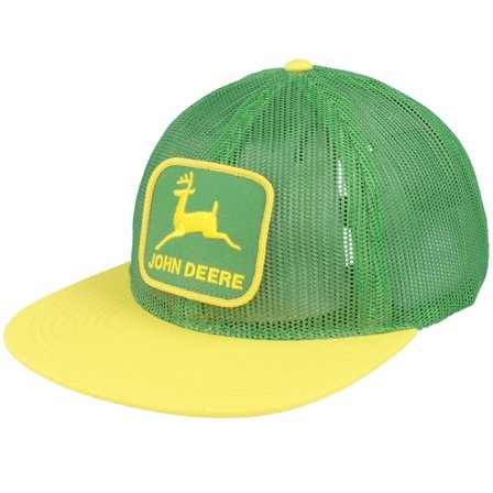 John Deere - Verde trucker Gorra - Mesh/Cotton Twill Visor Green/Yellow Trucker @ Hatstore