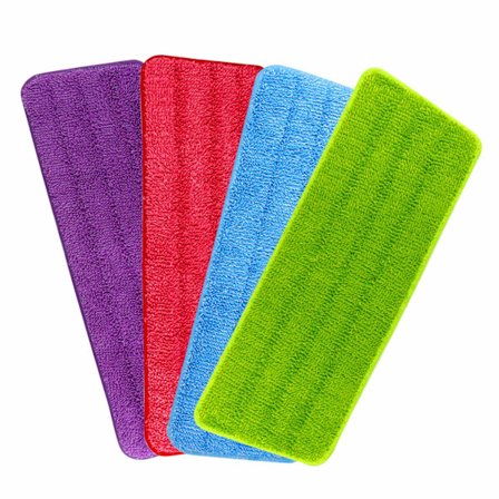 4-pack Spray Mopp Pads Mikrofiber Moppar Refill Pads Reveal Mopphuvud Ersättningspads för Rengöring 42x14cm