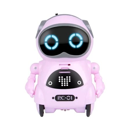 Fickrobot RC Robot Talking Interactive Dialogue Voice Recognitions Record Singing Dancing Pink