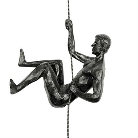 Kreative Atleter Abstrakt Statue Moderne Klatrefigurer Harpiks Ornamenter Vægdækning