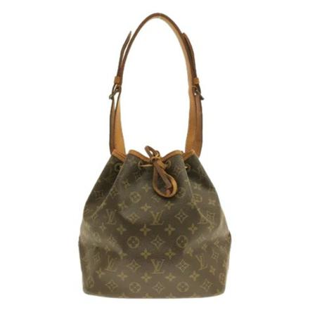 Louis Vuitton Vintage Pre-owned Petit Noe Monogram Taske Brun, Dame Vintage Tasker, Størrelse: ONE Size