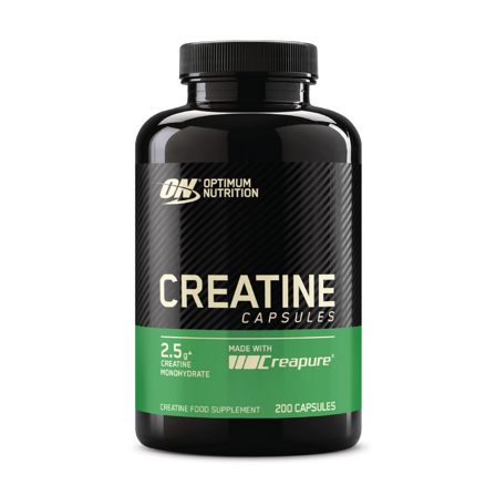 Optimum Nutrition Creatine Kapsel, 200 stk.