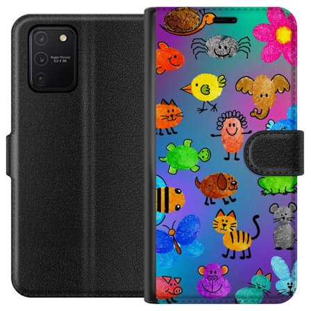Yhteensopiva Lompakkokotelo Samsung Galaxy S10 Lite Little Scribble Friends
