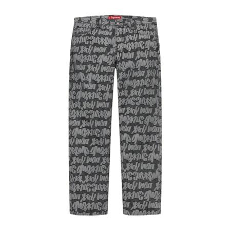 Supreme, Jeans Zwart, Heren, Maat:W32,Cotton