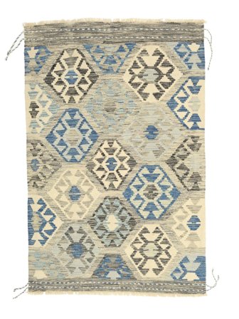 Hand Woven Kilim Afghan Old Style Rug 95X146