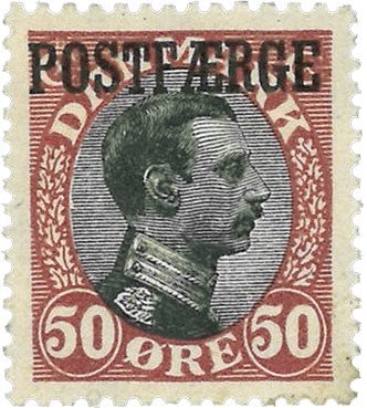 Danmark 1920 - Postfærgemærke AFA 3 - Ubrugt