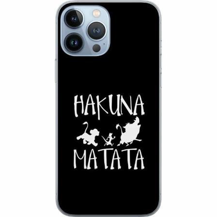 Apple Iphone 14 Pro Max Genomskinligt Skal Hakuna Matata