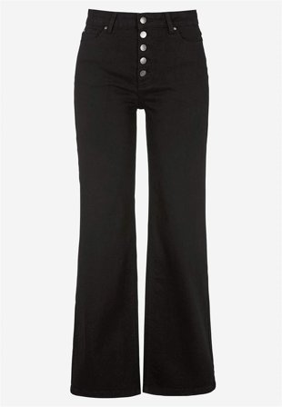 Cellbes of Sweden - Stretchjeans med hög midja - svart / denim - för damer - 38